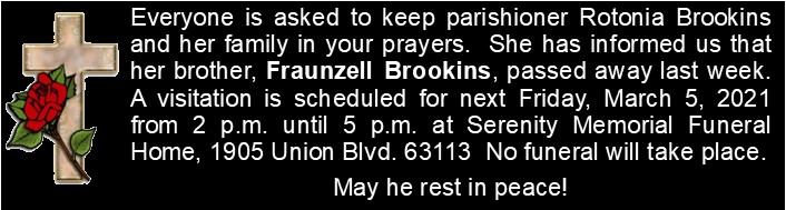 Funeral Announcement-Fraunzell Brookins